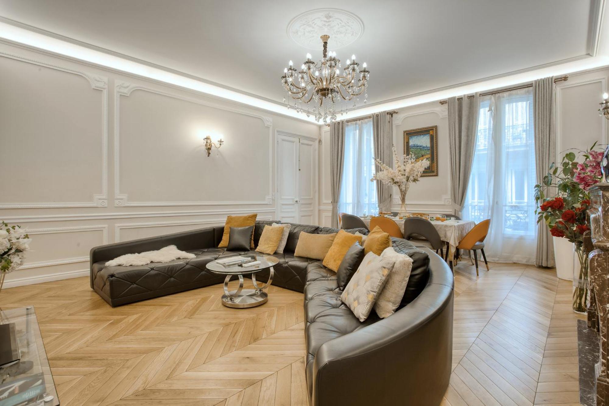 Luxueux 200M2 5Ch Champs Elysees A 1Min Perle Rare París Exterior foto